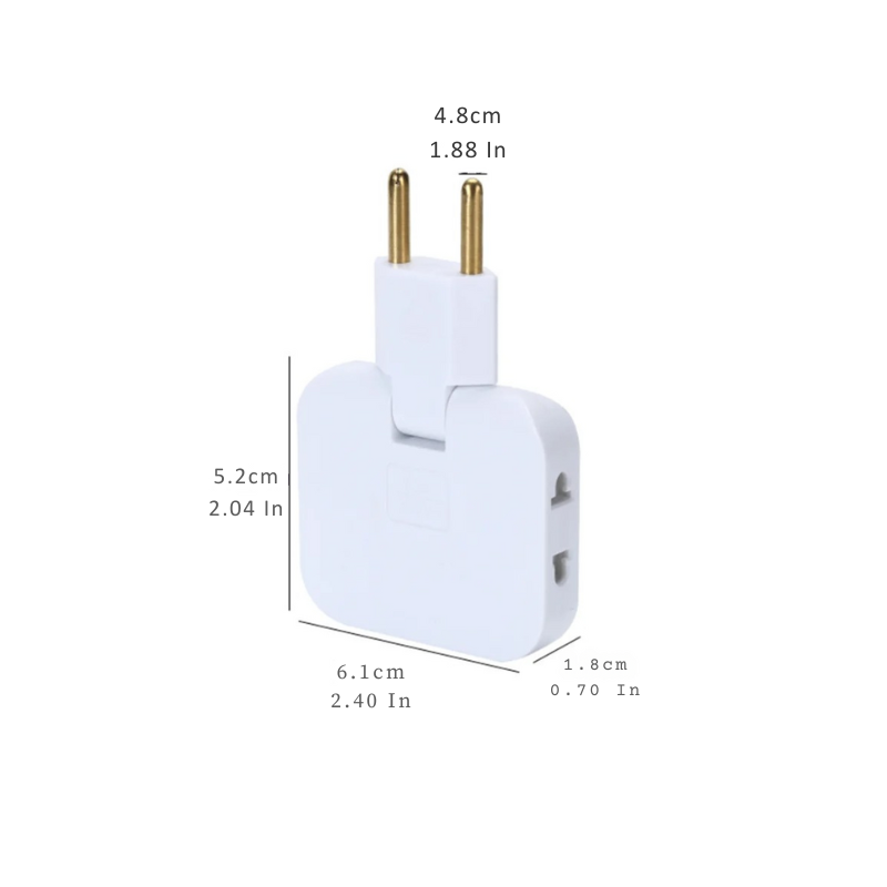 Multipresa universale compatta ed elegante