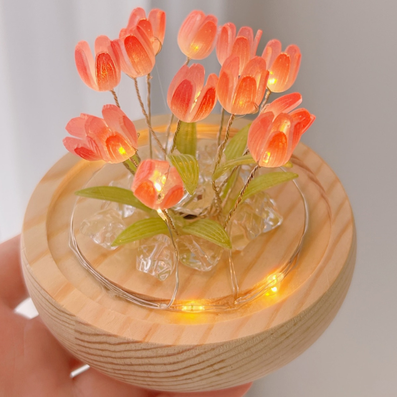 DIY tulipanlampe – Mild blomsterlys 