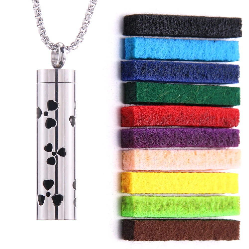 Collier diffuseur d’arômes avec pads interchangeables