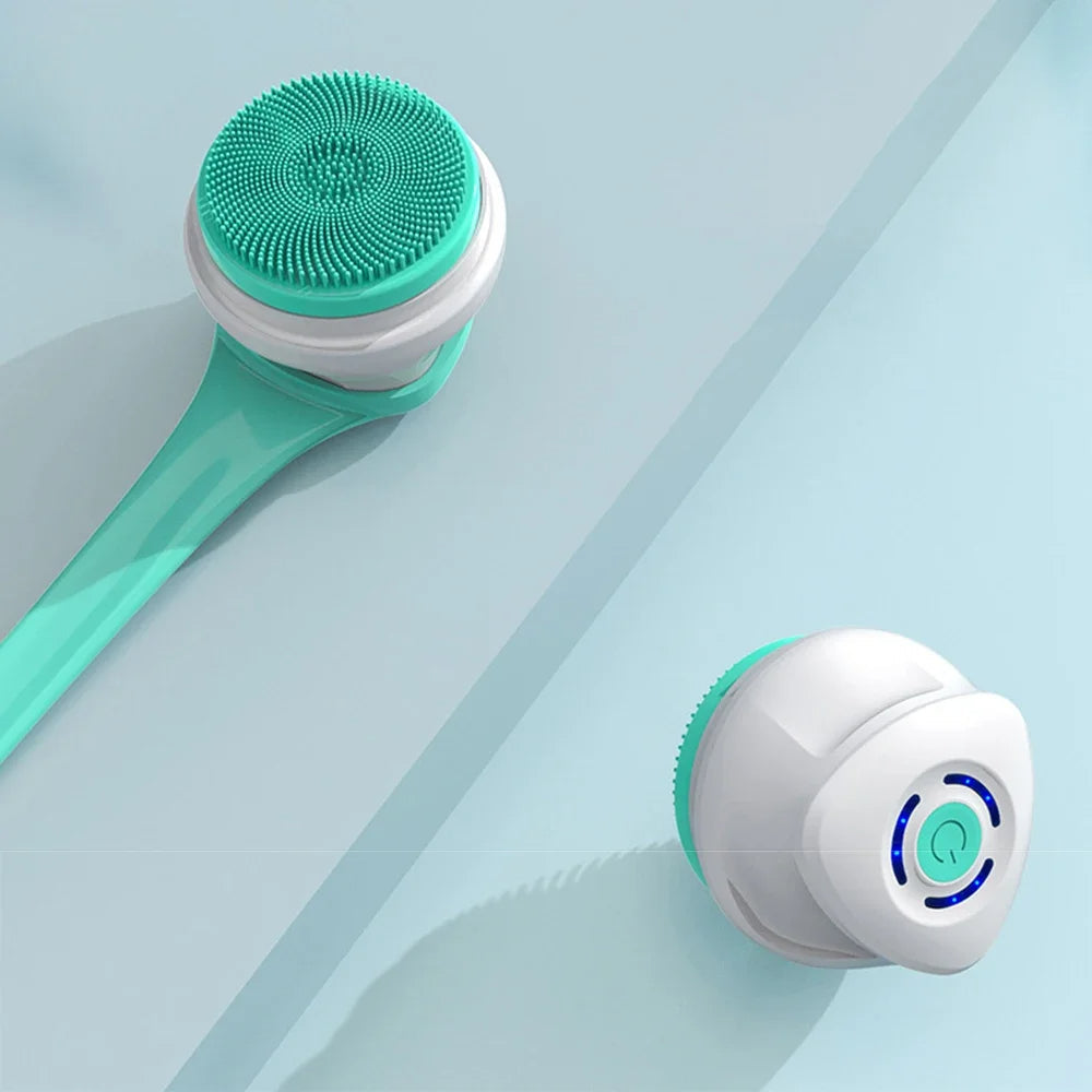 Müheloses vollständiges Reinigungsmassage unter der Dusche 