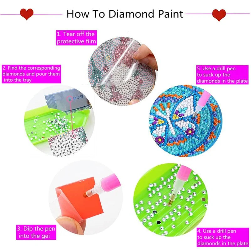DIY onderzetters met strass 