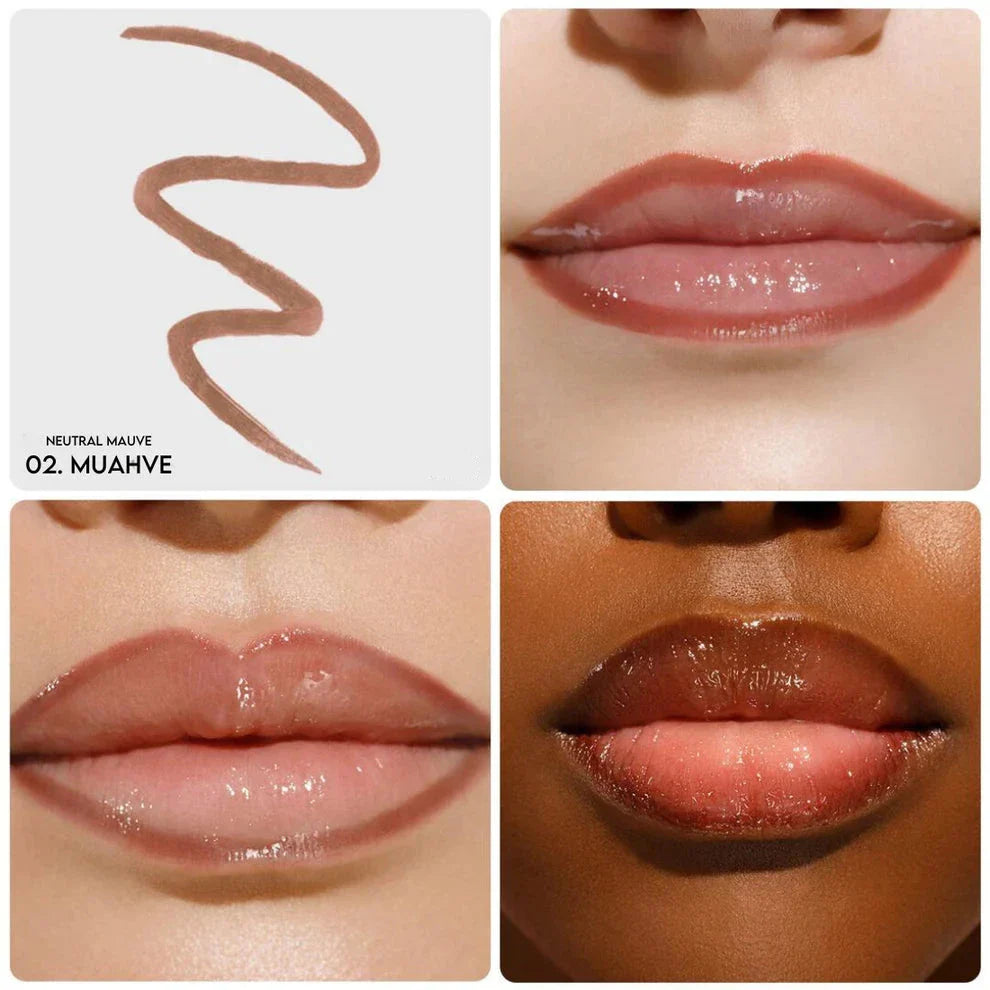 Labios perfectamente definidos, sin retoque durante 12h 