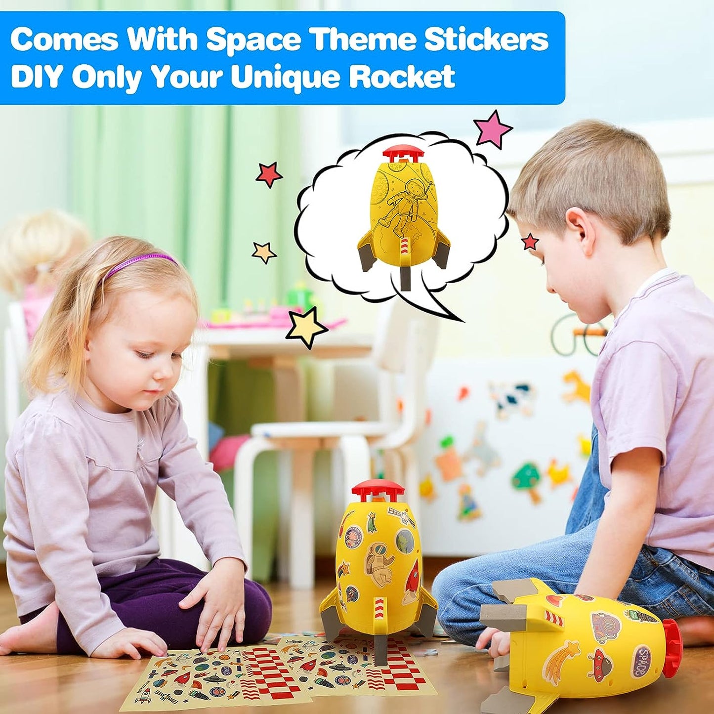 Detská vodná raketa – Lietaj vďaka tlaku! 