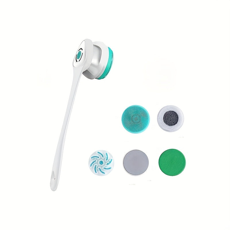 Müheloses vollständiges Reinigungsmassage unter der Dusche 