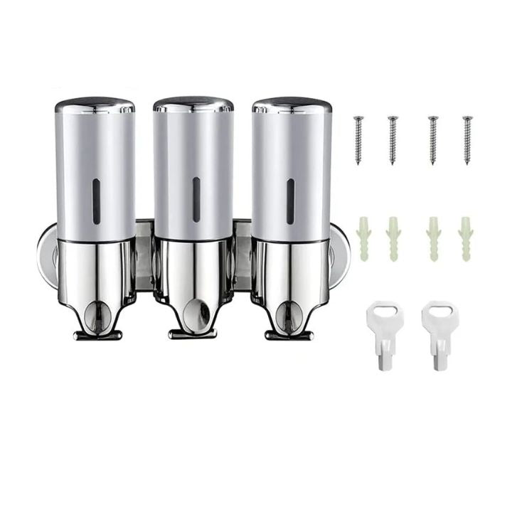 Vegghengt 2-i-1 dispenser for et ryddig bad 