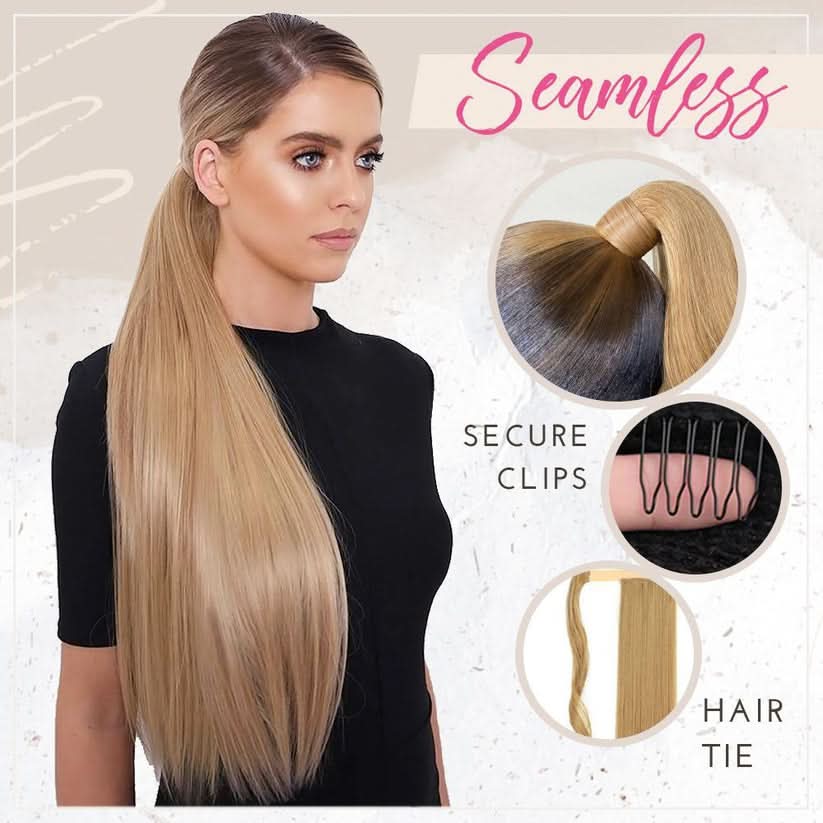Glamourová copová príčesok pre šik vzhľad 
