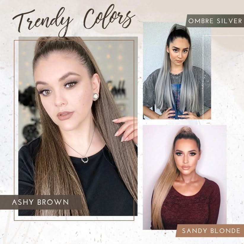 Glamourová copová príčesok pre šik vzhľad 