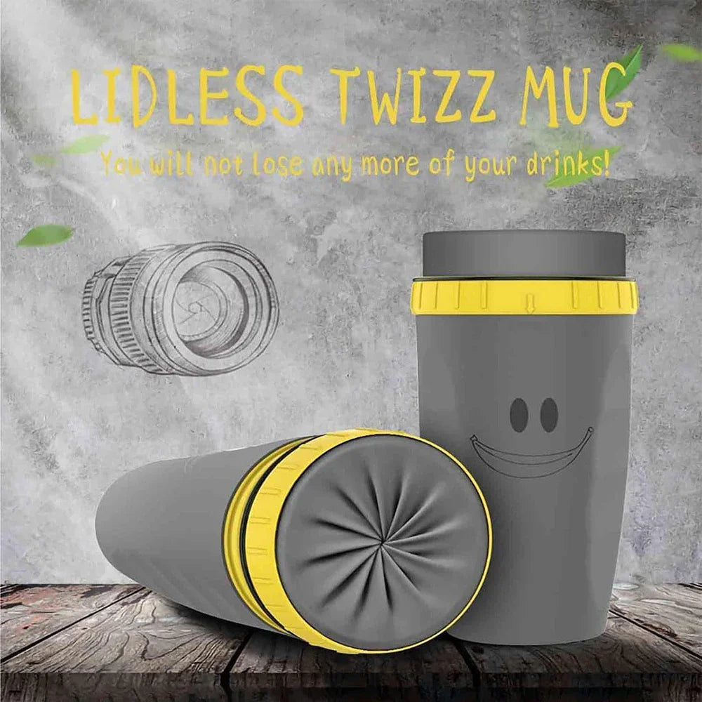 ספל אטום ללא מכסה – לשתות מבלי לשפוך 