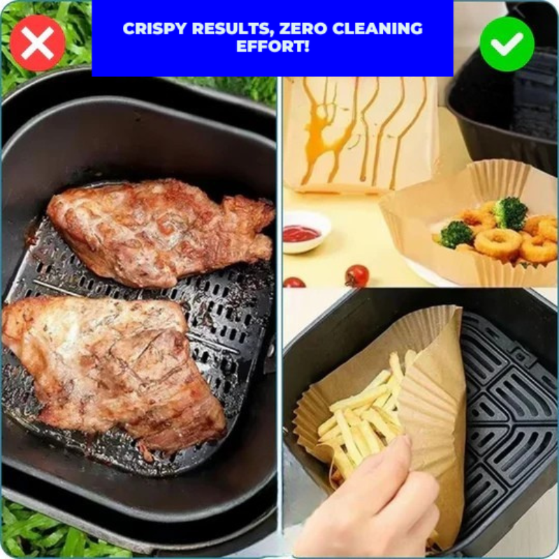 Πρακτικά χαρτιά ψησίματος για Air fryer – Καθαριότητα και εξοικονόμηση χρόνου 