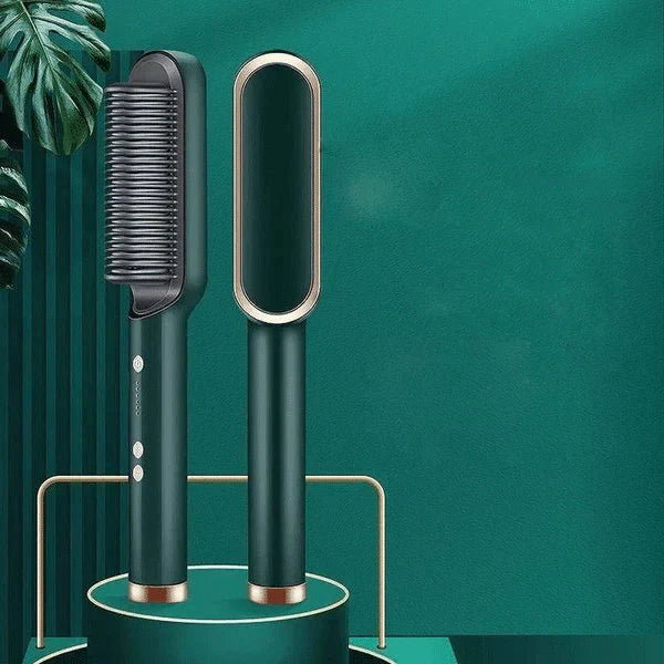 2分でストレートヘアに！ヒートブラシで 