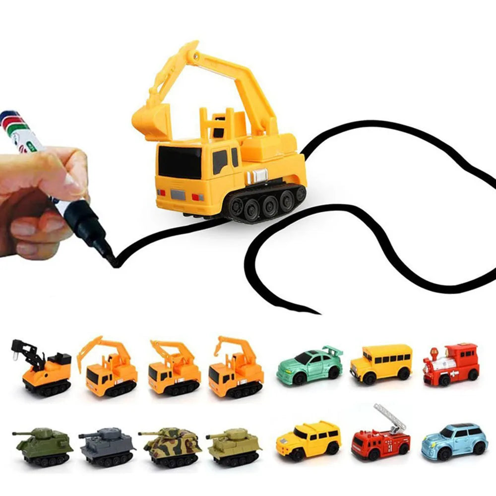 Magiczny samochód, który podąża za twoimi rysunkami jak za sprawą magii 