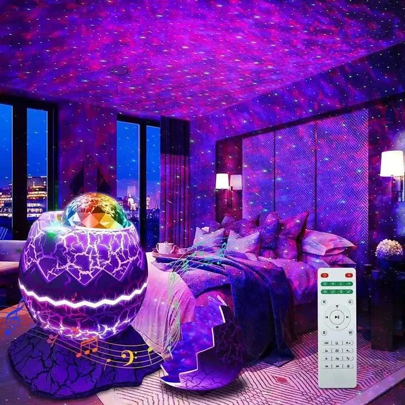 音楽とリモコン付きの銀河プロジェクター 