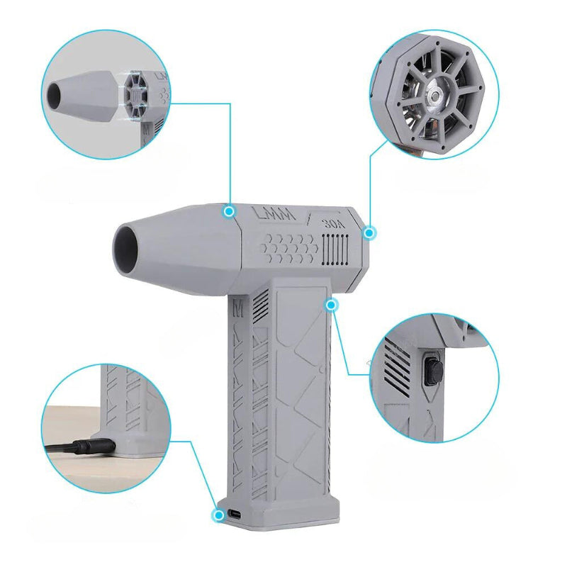 AirBlaster-Pro - Kompaktný fúkač vzduchu na beznámažkové čistenie 