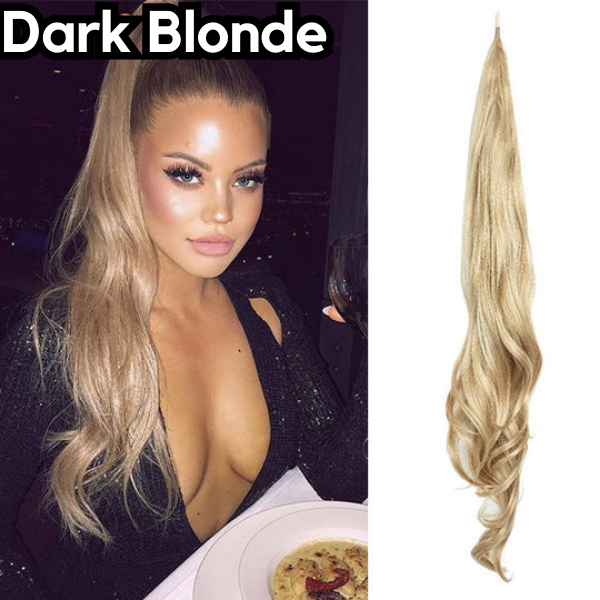 Glamourová copová príčesok pre šik vzhľad 