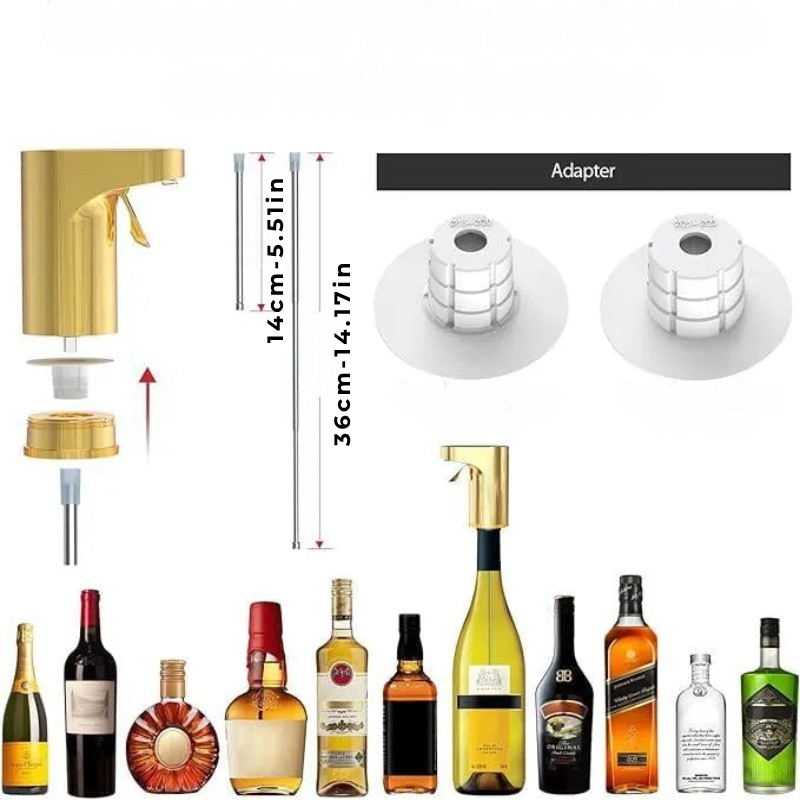 Verseur électrique précis pour vin et boissons