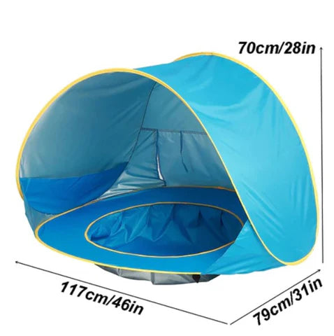UV-bestendige tent voor baby's – Optimale bescherming op het strand 
